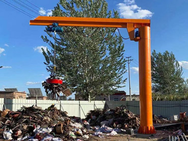 Elektriline 360 kraadi pöörlev jib kraan